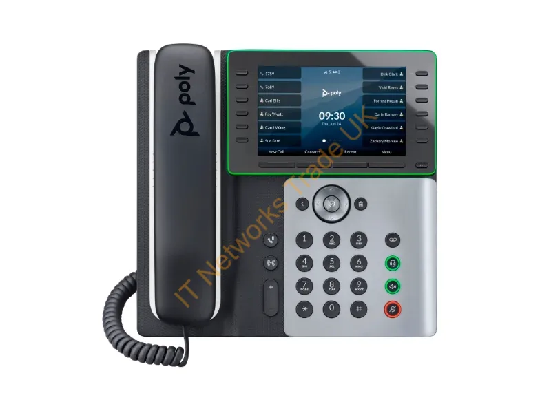 82M94AA - HP Poly Edge E500 IP Phone and PoE-enabled