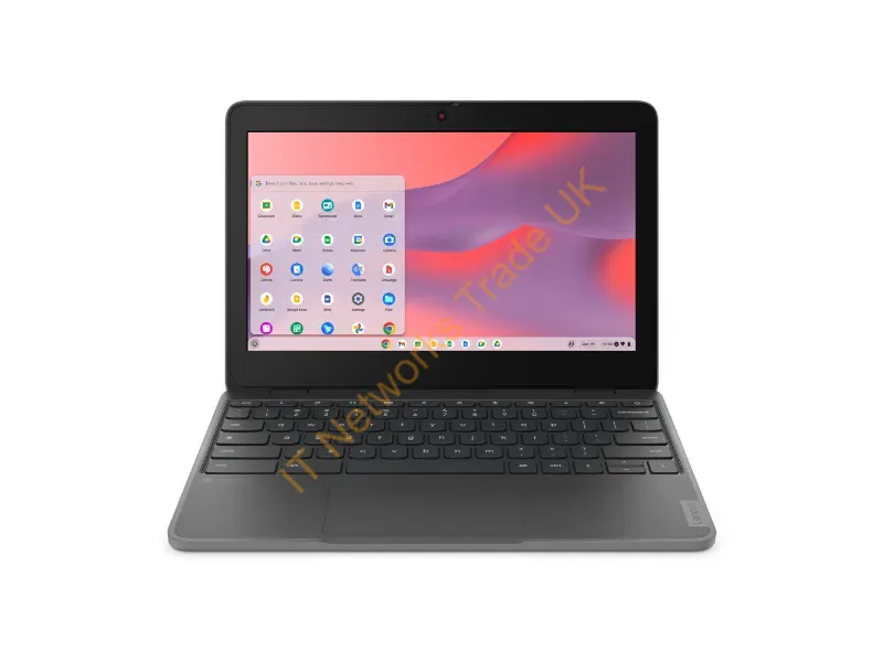 82W0001FUS - Lenovo 100E Chromebook Gen 4 Mediatek Kompanio 520 11.6" Hd 8 Gb Lpddr4X-Sdram 64 Gb Emmc Wi-Fi 6 (802.11Ax) Chromeos English Gray