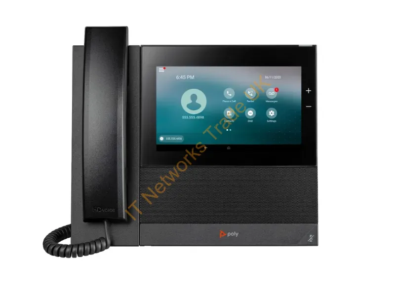 82Z85AA - Hp Poly Ccx 600 Business Media Phone With Open Sip And Poe-Enabled