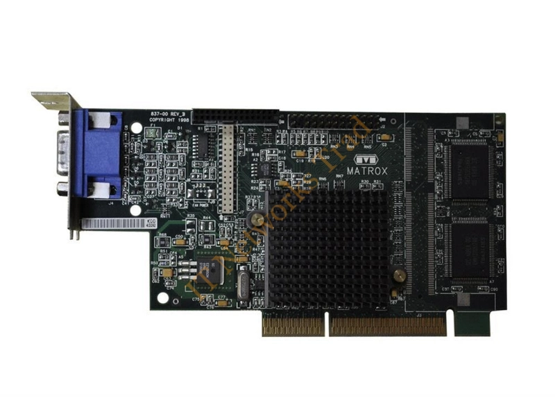 837-00 Matrox Graphics 2D Millennium G200 8MB AGP Video Graphics Card