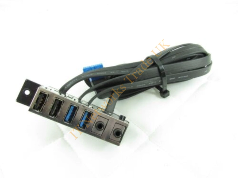 839027-001 HP Front I/O Assembly with Two USB 3.0 Ports / Two USB 2.0 Ports / Headphone for EliteDesk 800 G2 Desktop System Accessory