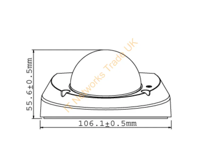 84-MD320-100U - Geovision Gv-Mfd320 Dome Indoor 2048 X 1536 Pixels Ceiling
