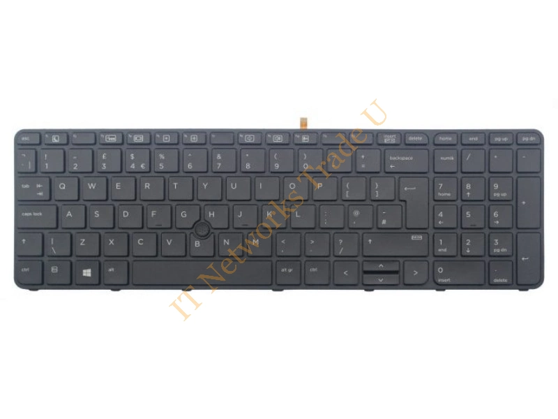 HP 841145-031 Keyboard notebook spare part Accessory