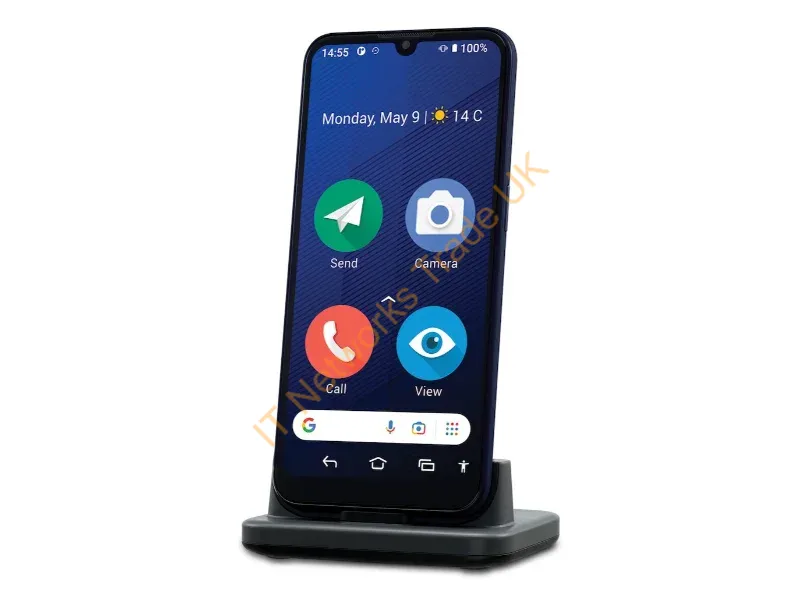 8419 - Doro 8200 15.5 cm (6.1") Single SIM Android 12 4G USB Type-C 4 GB 64 GB 3000 mAh Black
