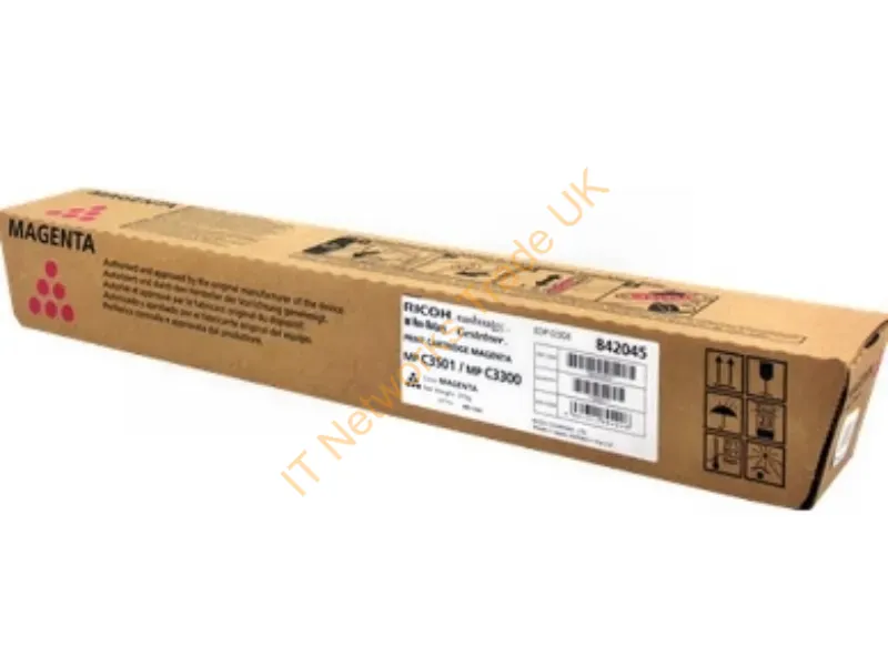 Ricoh 842045 Toner magenta, 15K pages @ 5% coverage, 370gr Accessory