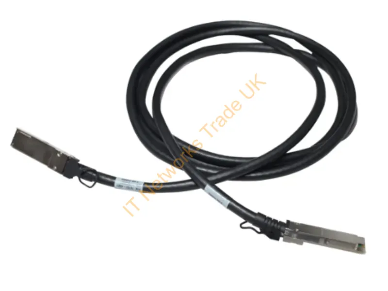 845406-B21#0D1 - HPE 100GB QSFP28 3m InfiniBand/fibre optic cable QSFP+ Aluminium, Black