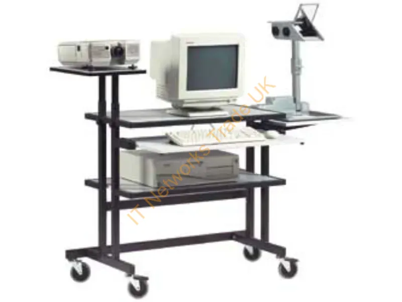 84742 - Da-Lite Multi-Media Trolly - Mmt Black Pc Multimedia Cart