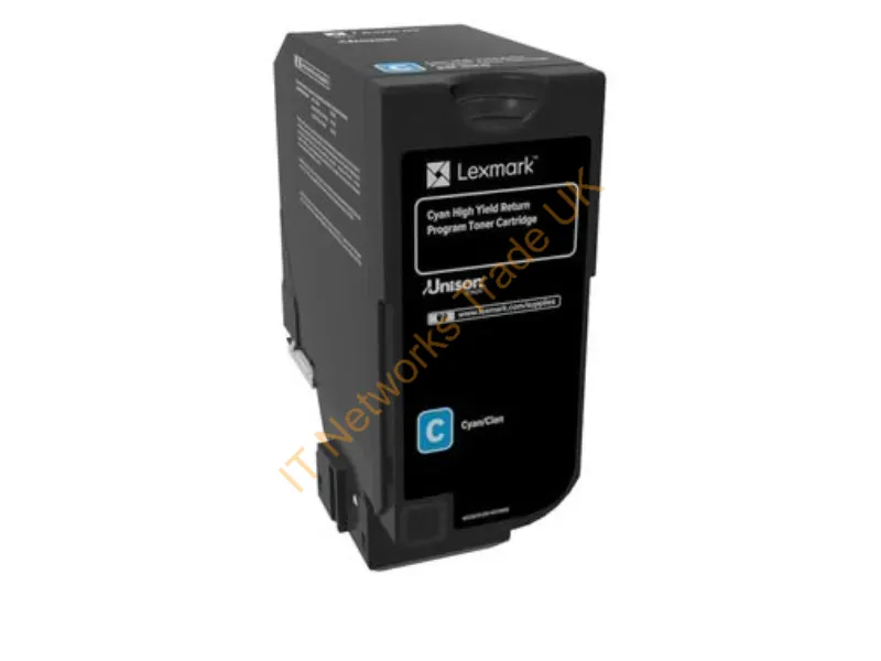 84C1HC0 - Lexmark 84C1Hc0 Toner Cartridge Original Cyan 1 Pcs