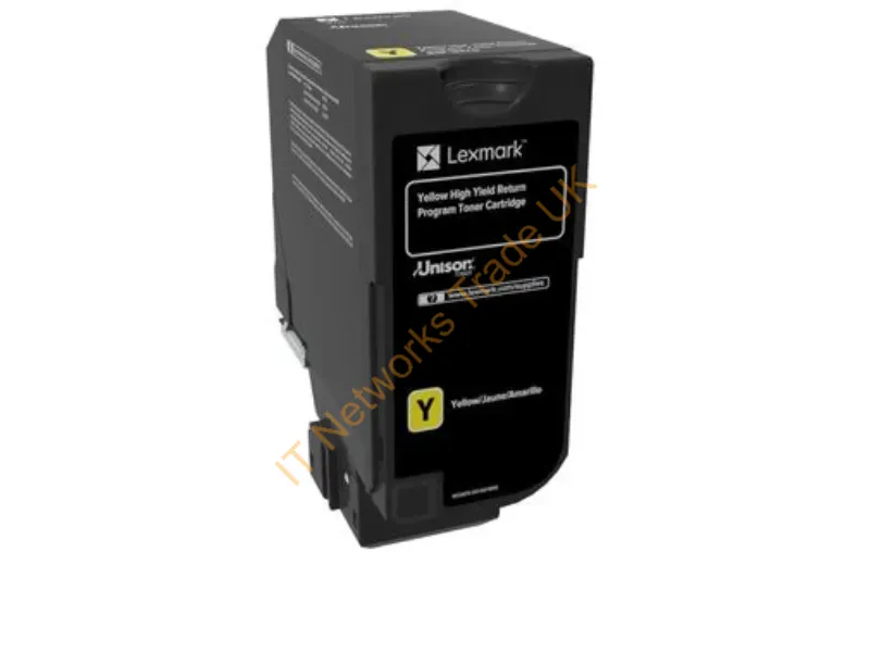 84C1HY0 - Lexmark 84C1Hy0 Toner Cartridge Original Yellow 1 Pcs