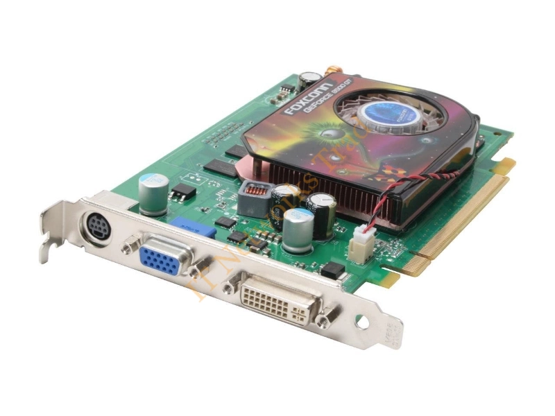 8500GT-512 Foxconn nVidia GeForce 8500GT 512MB GDDR2 128-Bit VGA / Dual-Link DVI PCI Express x16 Video Graphics Card