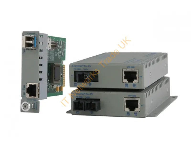 8506N-0-B - Omnitron Iconverter Gx An Network Media Converter 1000 Mbit/S 850 Nm Multi-Mode Gray