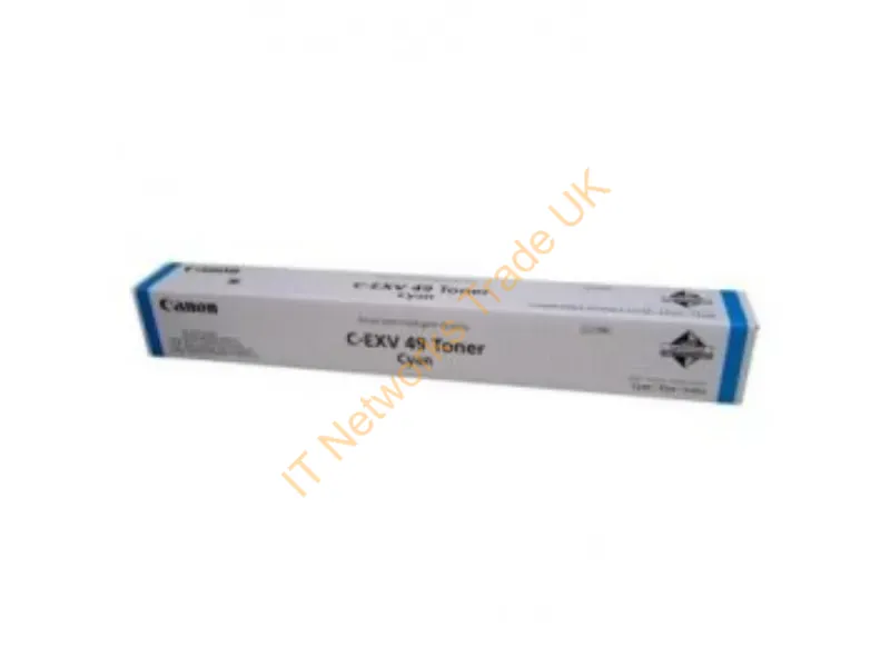 Canon 8525B002 (C-EXV 49) Toner cyan, 19K pages @ 5% coverage Accessory