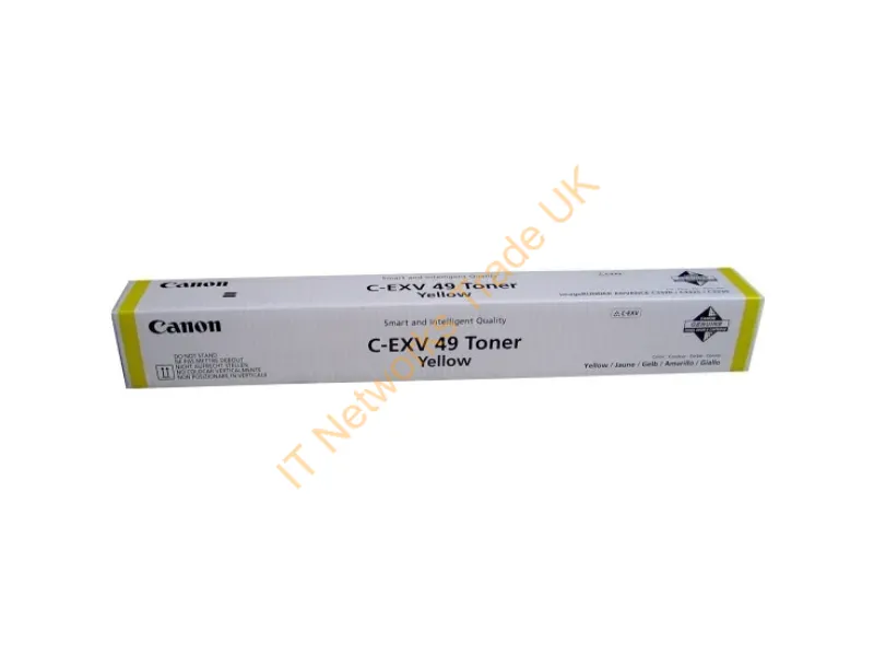 Canon 8527B002 (C-EXV 49) Toner yellow, 19K pages @ 5% coverage Accessory
