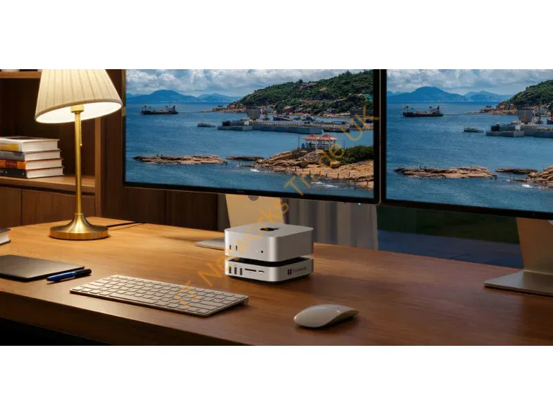 85883UK - Ugreen MAXIDOK 10IN1 TB5 MAC MINI M4/M4PRO Docking Thunderbolt 5 Silver
