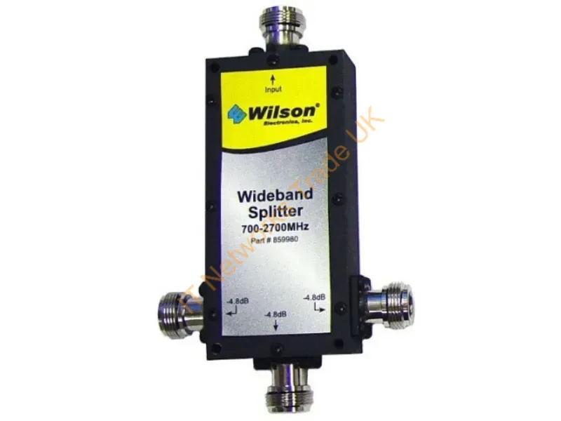 859980 - Wilson Electronics Three Way Splitter Cable Splitter Black, Silver