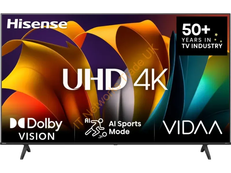 85E6NT - Hisense 85E6NT 2.16 m (85") 4K Ultra HD Smart TV Wi-Fi Black 400 cd/m�