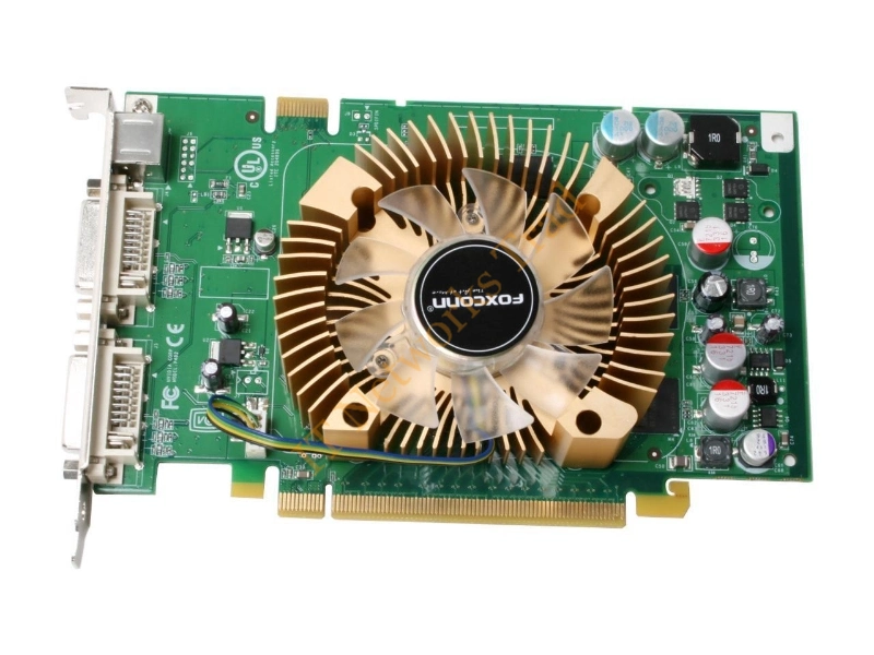 8600GT-256 Foxconn nVidia GeForce 8600GT 256MB GDDR3 128-Bit Dual-Link DVI-I PCI Express x16 Video Graphics Card