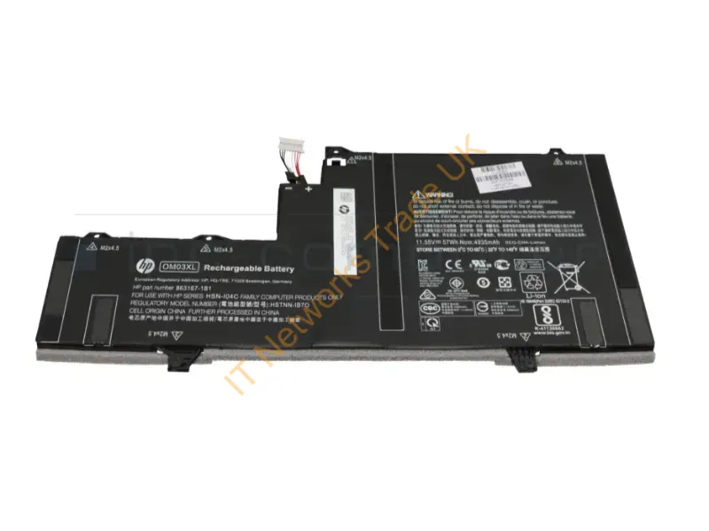 863280-006 - Hp 863280-006 Laptop Spare Part Battery