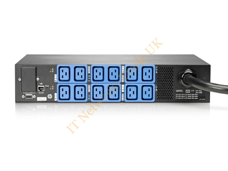 870131-001 HP 6-Ports 3-Phase 22kVA 230V AC Power Distribution Unit