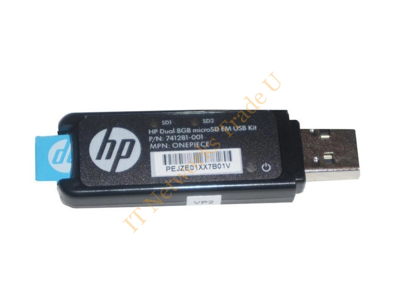 870891-001 HP 8GB Micro SD EM Dual USD to USB Dongle Key V3