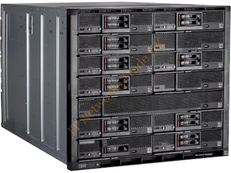 8721DLU Lenovo Enterprise Flex System Chassis with 2 x 2500-Watts 48V DC Power Supplies Server Chassis