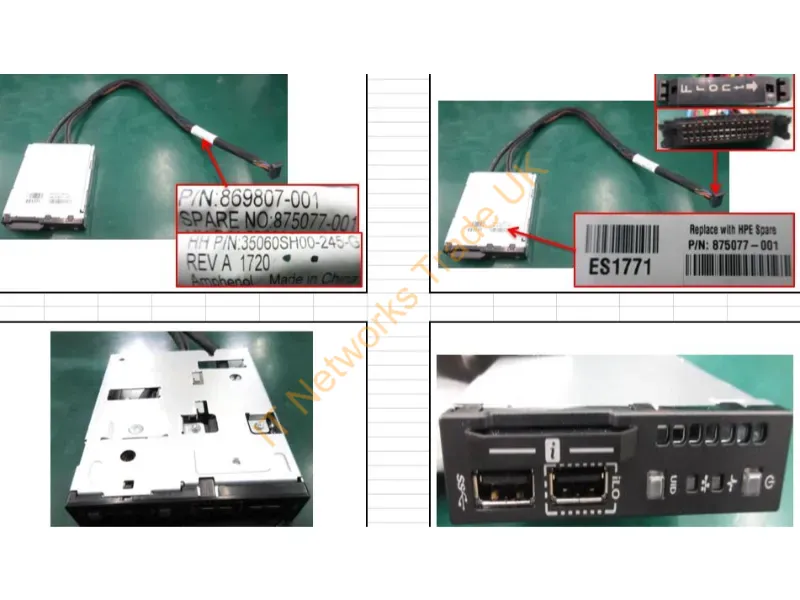 875077-001 HP Power / ODD Cable Module for ProLiant DL380 Gen10 Server Server Accessory