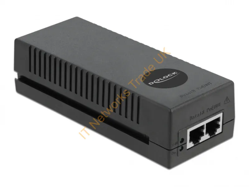 87766 - DeLOCK 10 Gigabit PoE+ Injector 802.3at 30 W