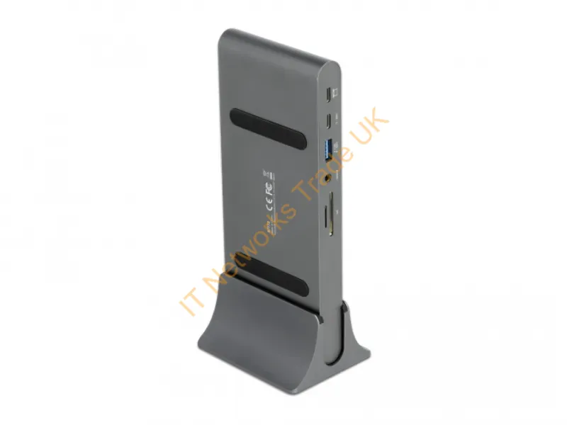 87772 - DeLOCK USB Type-C DP 1.4 Docking Station Triple 4K Display HDMI / DisplayPort / USB / LAN / SD / PD 3.0