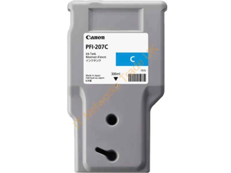 Canon 8790B001 (PFI-207 C) Ink cartridge cyan, 300ml Printer