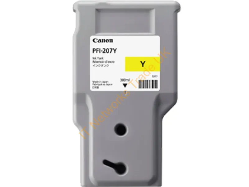 Canon 8792B001 (PFI-207 Y) Ink cartridge yellow, 300ml Printer