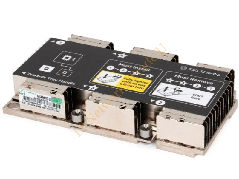 879852-001 HP CPU 2 Heatsink For ProLiant XL170r / XL190r G10