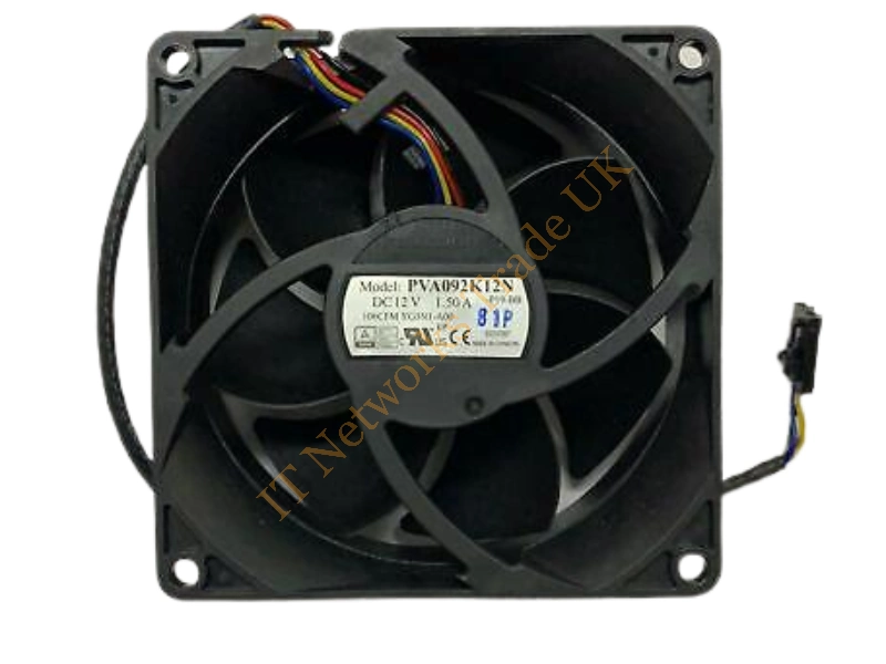 87FKV Dell 12V Fan Assembly Kit for PowerVault 51F Cooling Fan