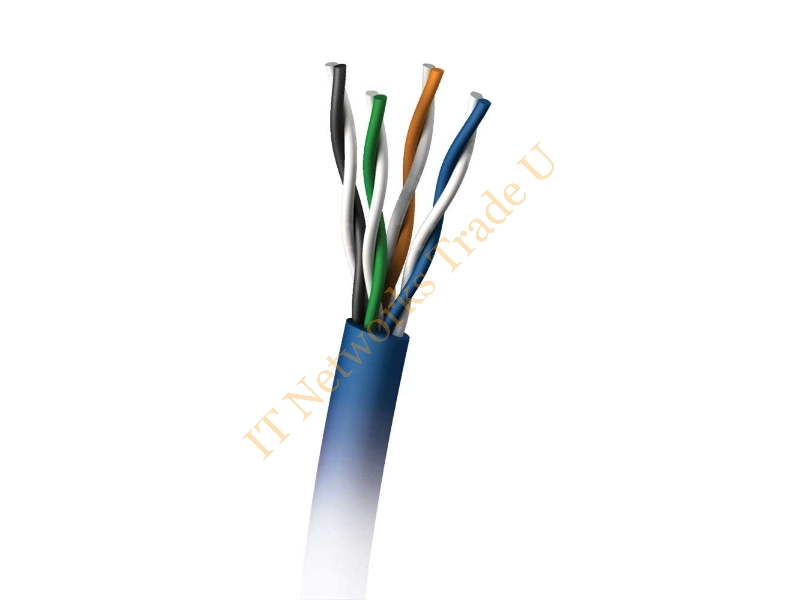 C2G 305M Cat5E 350MHz UTP Solid PVC CMR Cable 305m Cat5e U/UTP (UTP) Blue networking cable