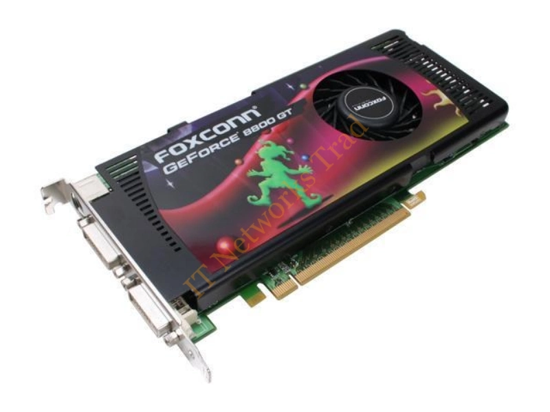 8800GT-512 Foxconn nVidia GeForce 8800GT 512MB GDDR3 256-Bit DVI-I PCI Express 2.0 x16 Video Graphics Card