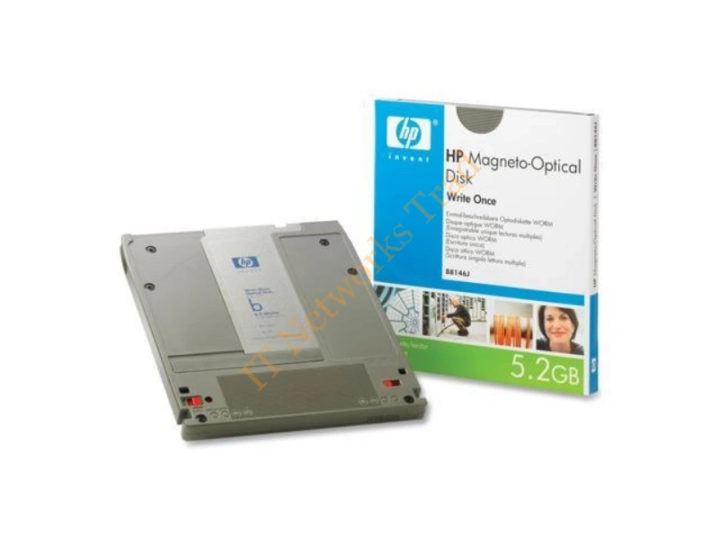 88146J HP Magneto Optical Tape 5.25-inch Write-Once 2048B/S 5.2GB Data Cartridge Tape Media Storage