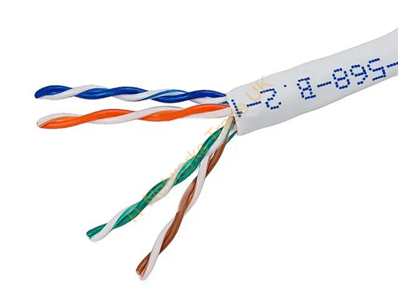 884 - Monoprice Cat5E, Utp, 304.8 M Networking Cable White 12000" (304.8 M) U/Utp (Utp)