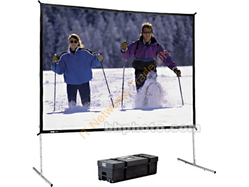 88614 - Da-Lite Fast-Fold Deluxe 92" X 92" Projection Screen 136" 1:1