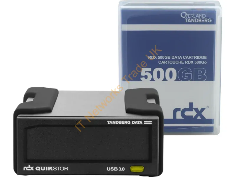 8863-RDX - Tandberg Data RDX QuikStor 500GB Black external hard drive