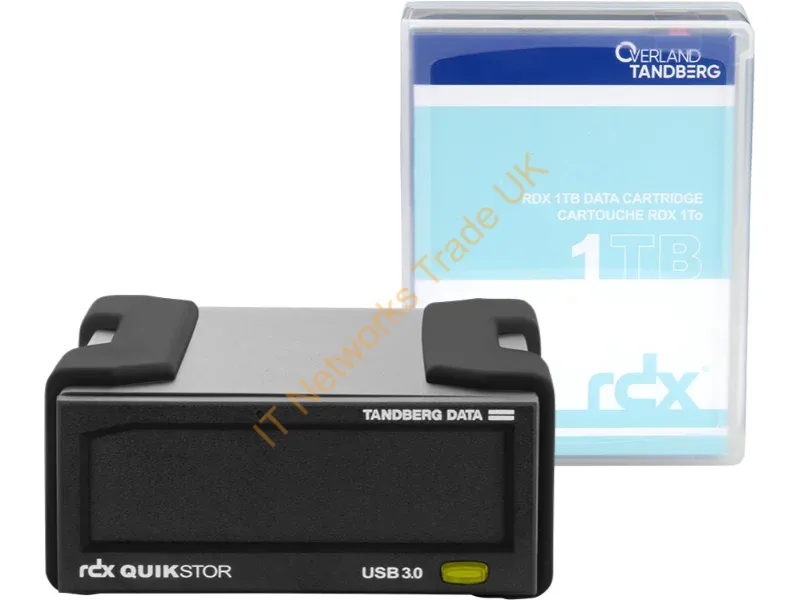 8864-RDX - Tandberg Data RDX QuikStor 1000GB Black external hard drive