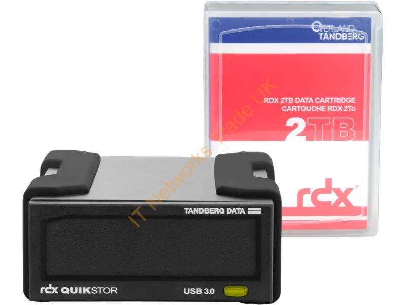 8865-RDX - Tandberg Data RDX QuikStor 2000GB Black external hard drive