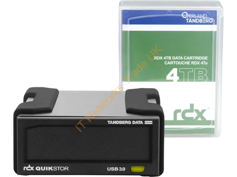 8866-RDX - Tandberg Data RDX QuikStor 4000GB Black external hard drive