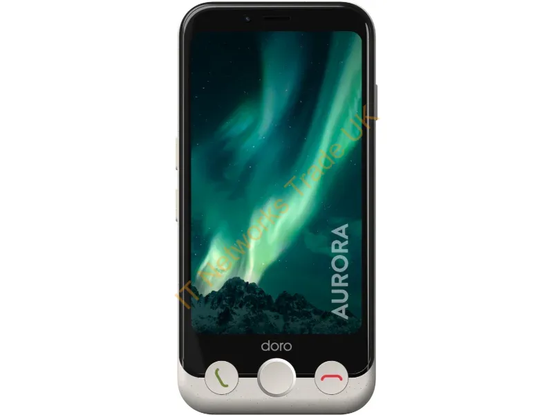 8880 - Doro Aurora 11 11.4 cm (4.5") Dual SIM Android 14 4G USB Type-C 4 GB 64 GB 3000 mAh White