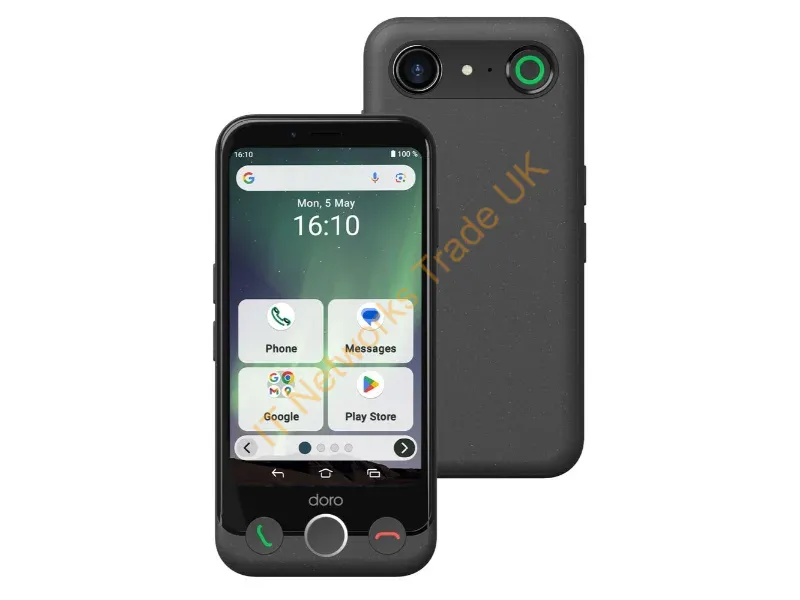 8885 - Doro Aurora A10 11.4 cm (4.5") Dual SIM Android 14 4G USB Type-C 4 GB 64 GB 3000 mAh Graphite