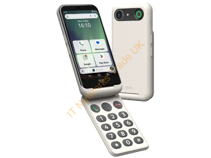 8893 - Doro Aurora A20 11.4 cm (4.5") Dual SIM Android 14 4G USB Type-C 4 GB 64 GB 3000 mAh Black, White