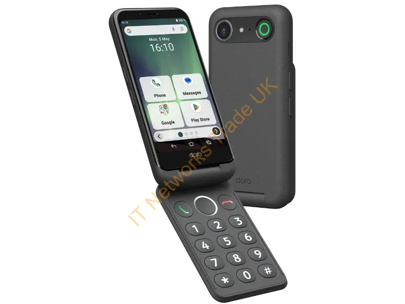 8897 - Doro Aurora A20 11.4 cm (4.5") Dual SIM Android 14 4G USB Type-C 4 GB 64 GB 3000 mAh Graphite