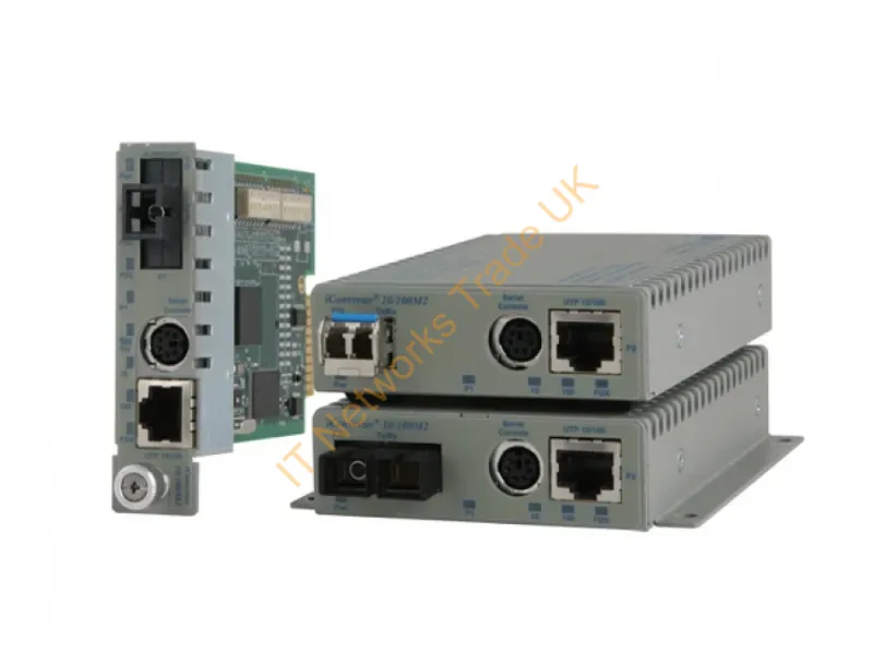 8903N-2W - Omnitron Iconverter 10/100M2 Network Media Converter Internal 100 Mbit/S 1310 Nm Single-Mode Gray