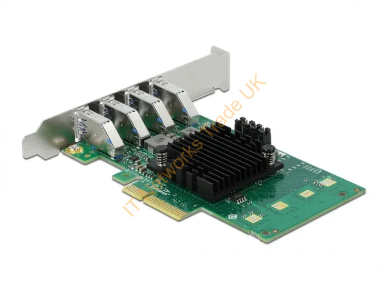 89048 - Delock PCIe x4 Karte zu 4 x extern USB 3.0 Typ-A Quad Channe