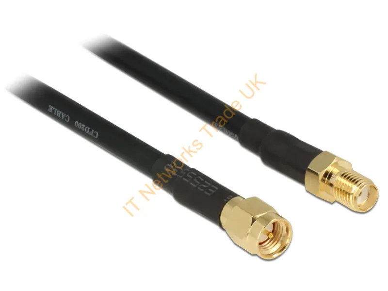89425 - DeLOCK 15m CFD200 coaxial cable SMA
