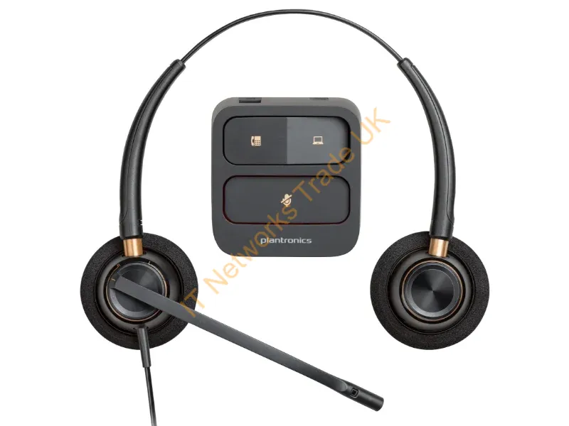 89434-02 - HP Poly EncorePro 520 Binaural Headset +Quick Disconnect