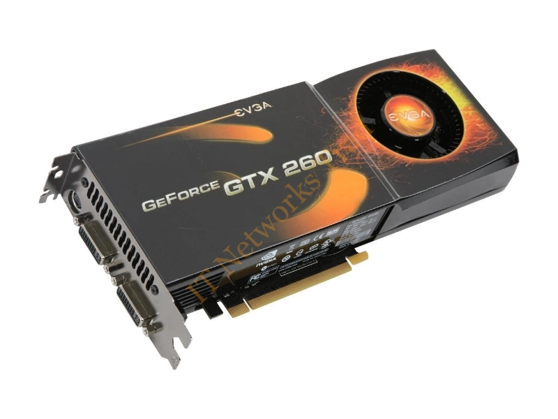 896-P3-1264-R1 EVGA -GeForce GTX 260 SSC Edition 896MB 448-Bit PCI-Express 2.0 x16 Dual DVI Video Graphic Card